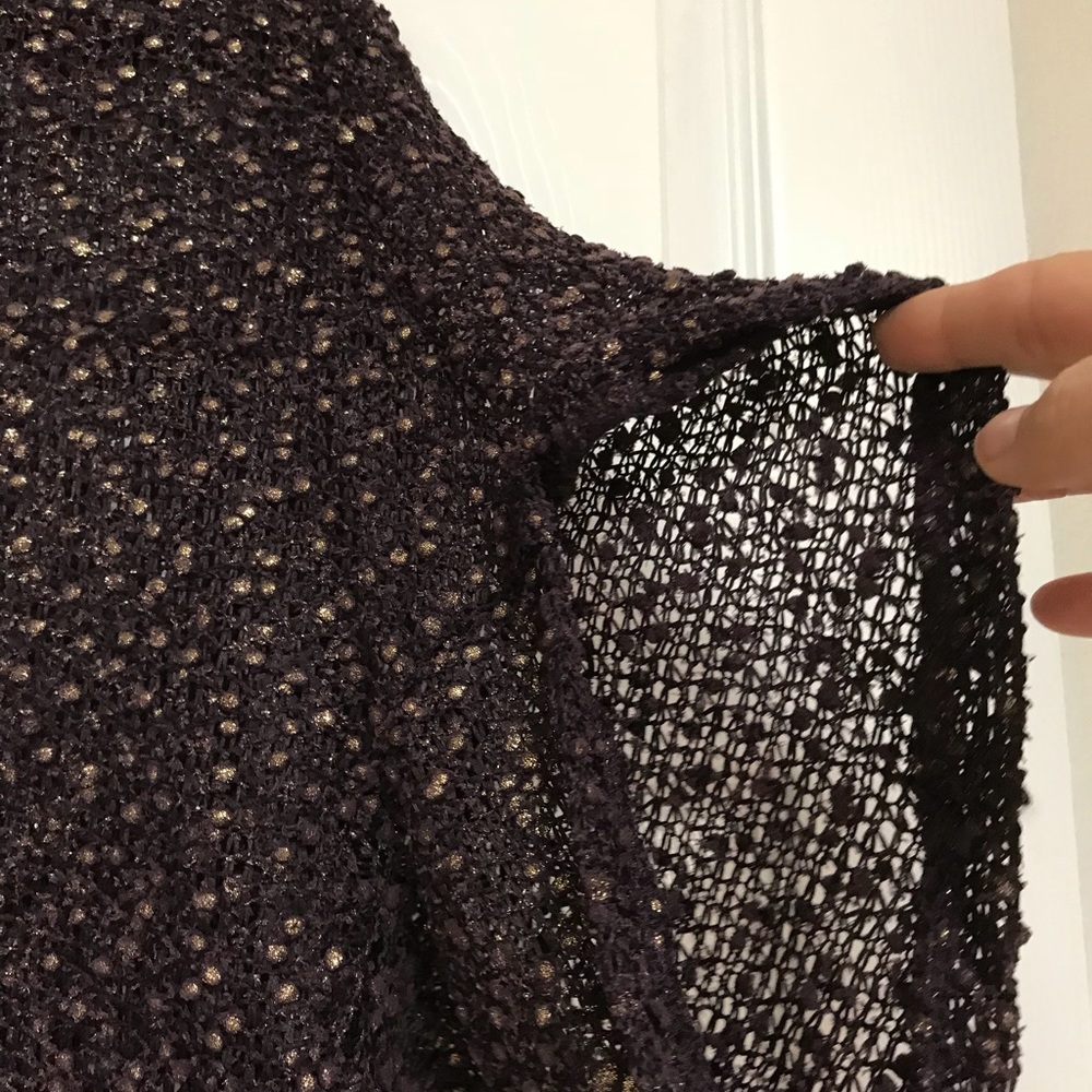 Annalee & Hope Aubergine & Gold batwing top - Picture 5 of 7